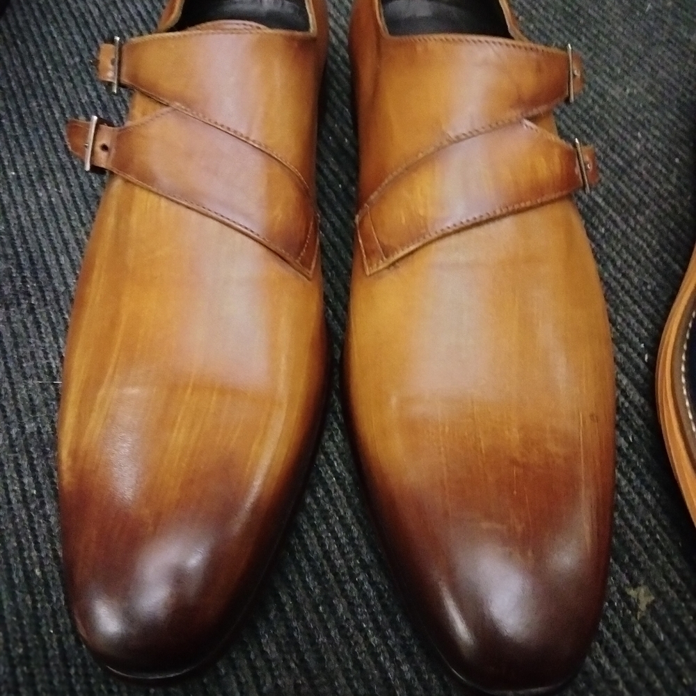 Mens hand painted patina